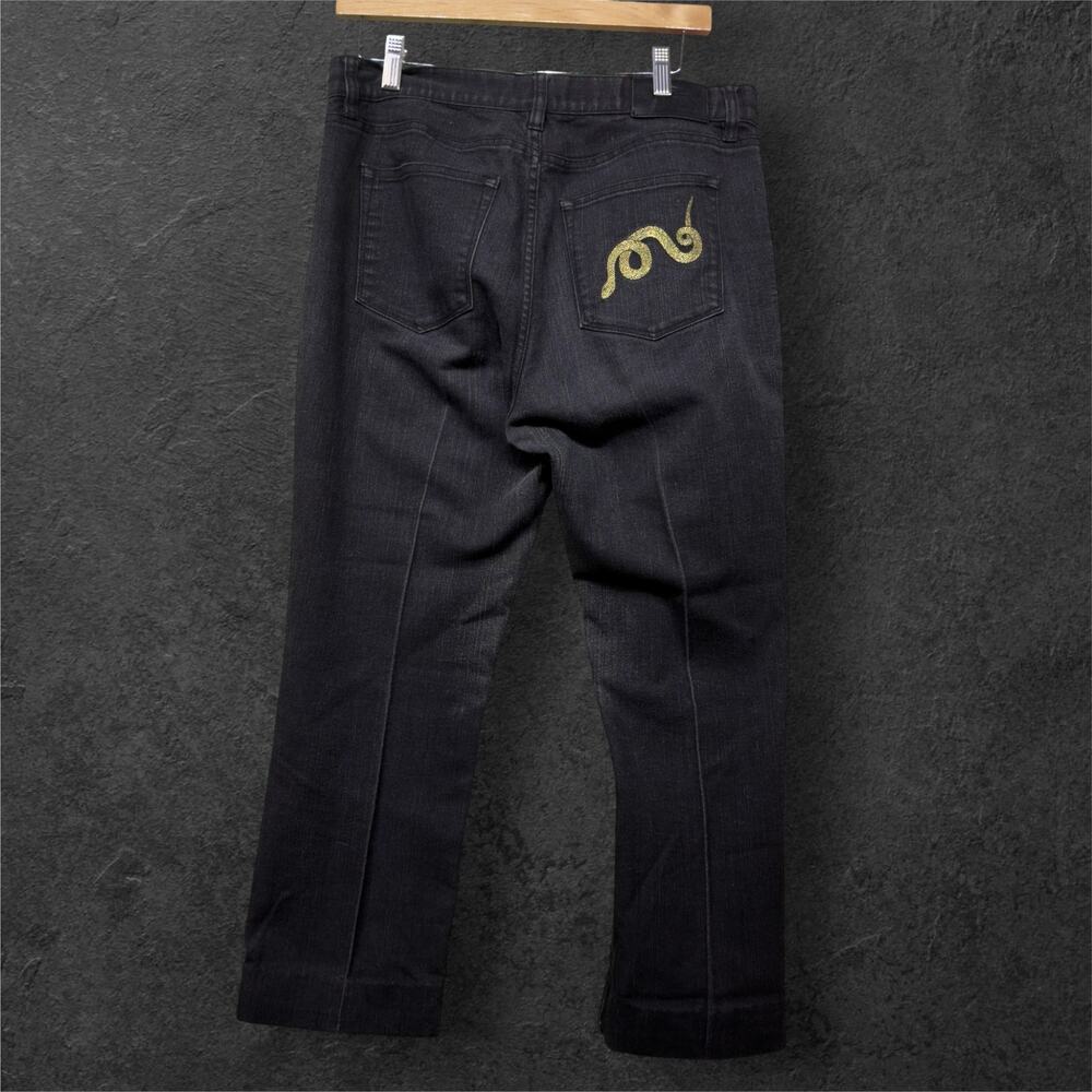 Vintage Ralph Lauren 2000s Snake Pocket Jeans Size 10 Hemmed
